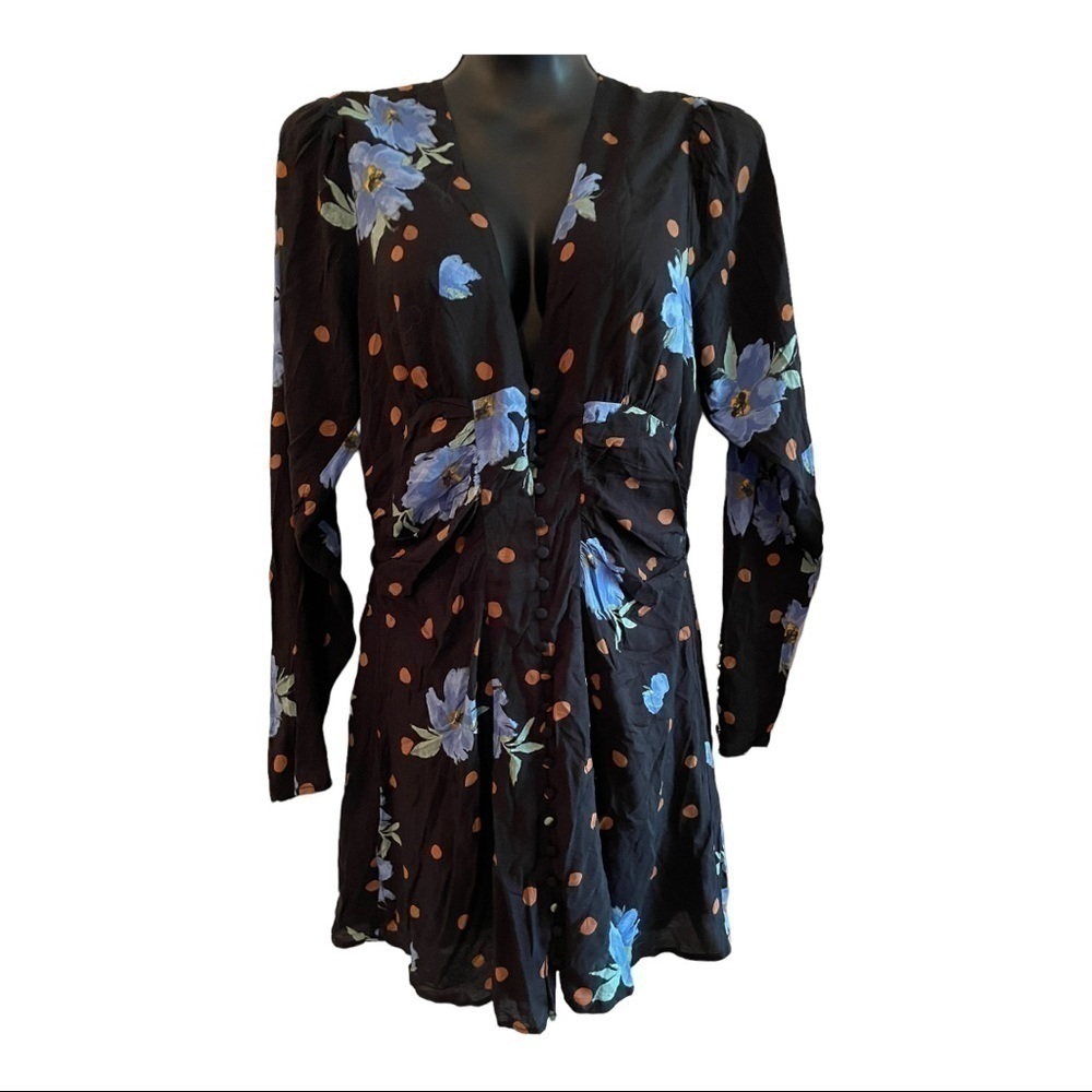 Free People Date Night Mini Dress navy - Picture 4 of 12